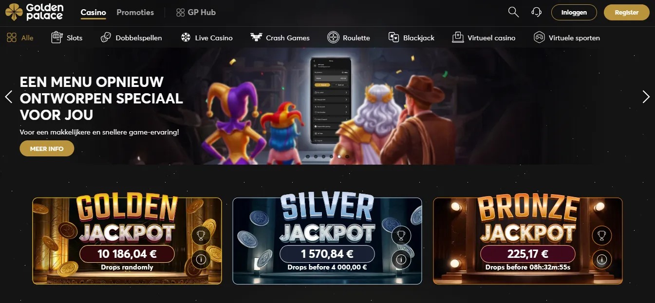 Golden Palace Casino mini review — casino online belgie aanbieder
