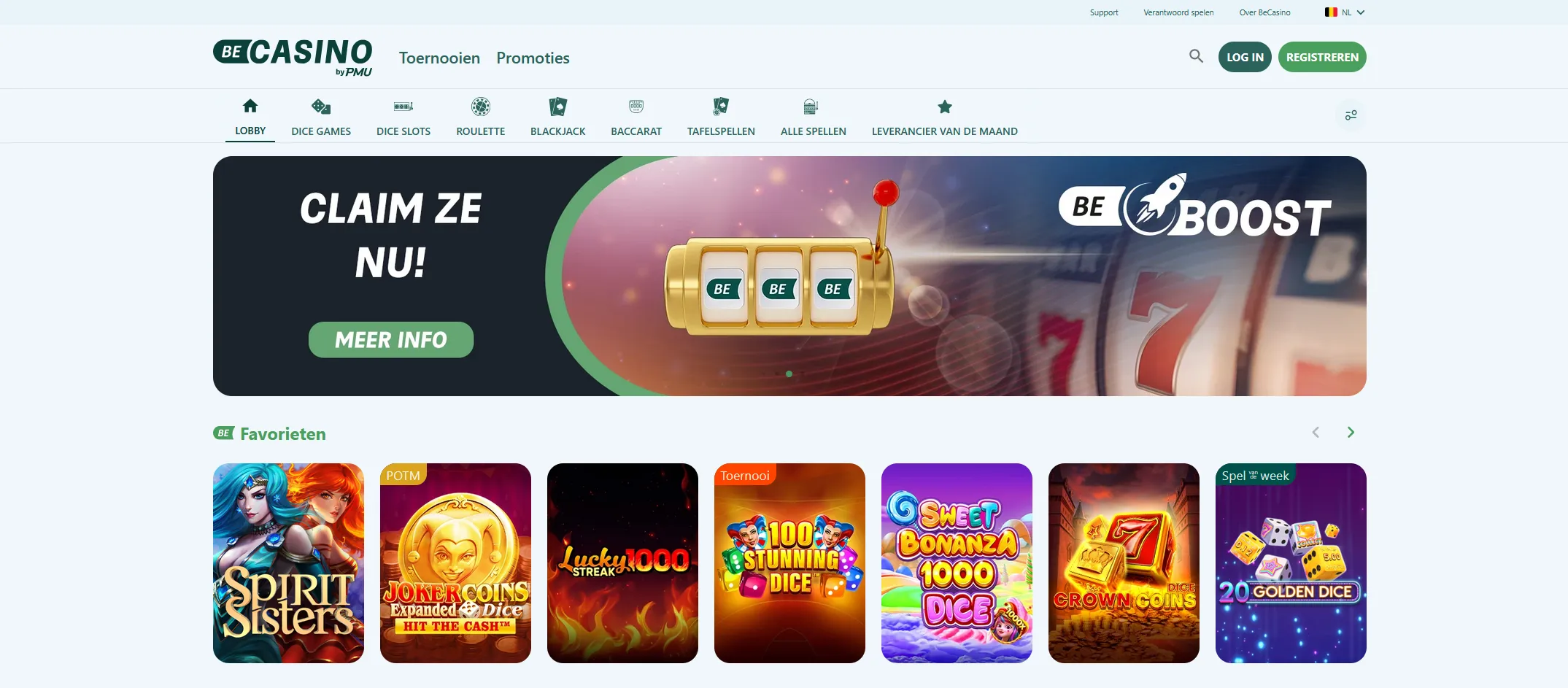 Legale online casino België overzicht 2026