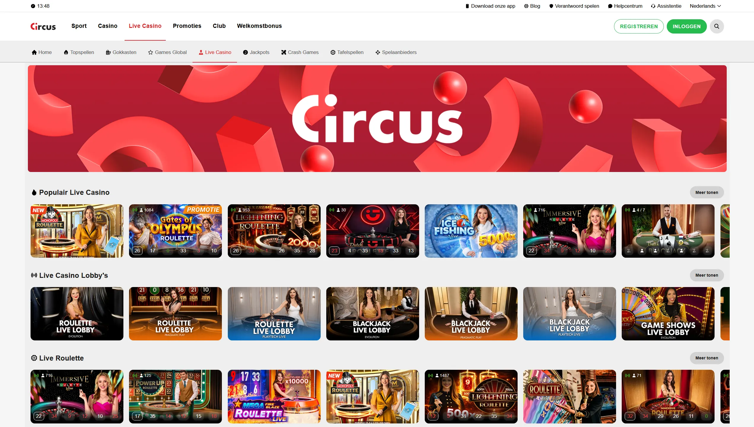 Top 10 legale online casino's in België vergelijking